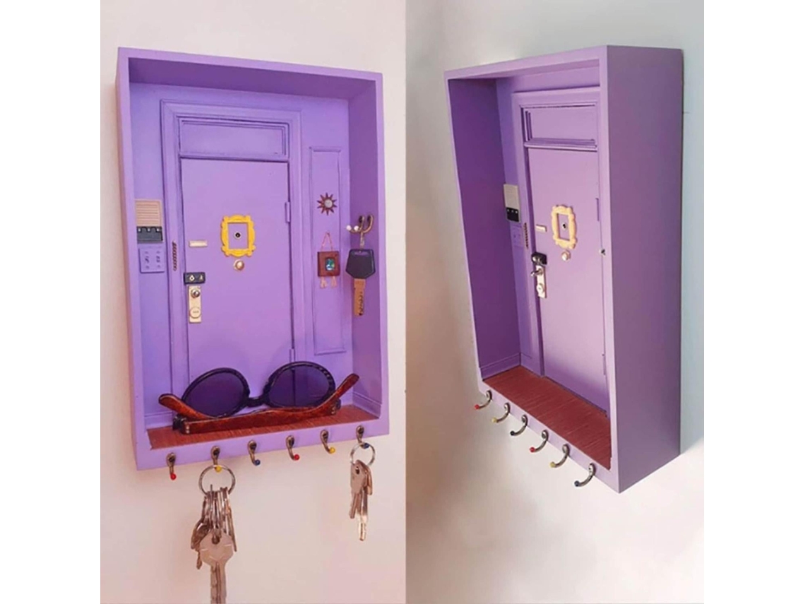 Porta chaves Decorativo 3d para Porta do Apartamento da Monica de Friends BRILVIBERA