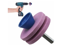 Apontador De Lâminas De Cortador De Grama De Vento De Duas Camadas - Cor-De-Rosa