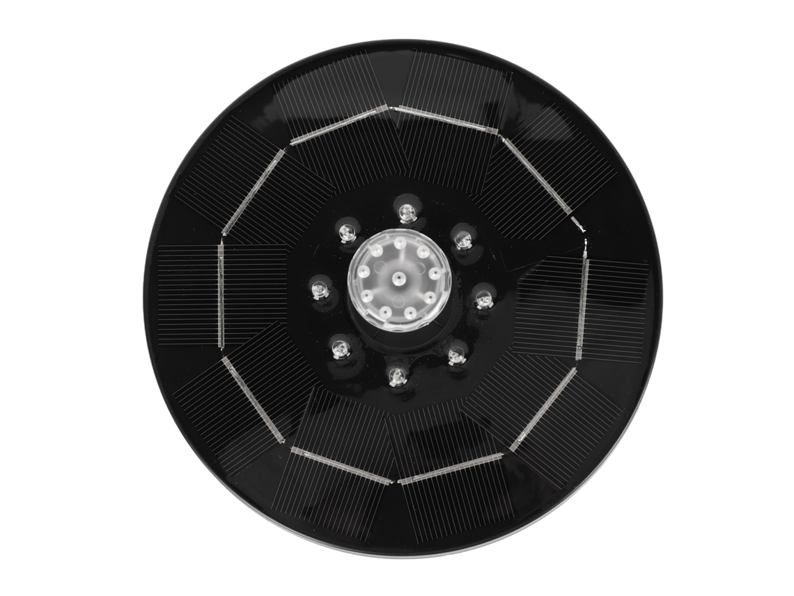 Laxiscreed Fonte Solar Com Led Colorido E 6 Bicos Para Jardim E Exterior
