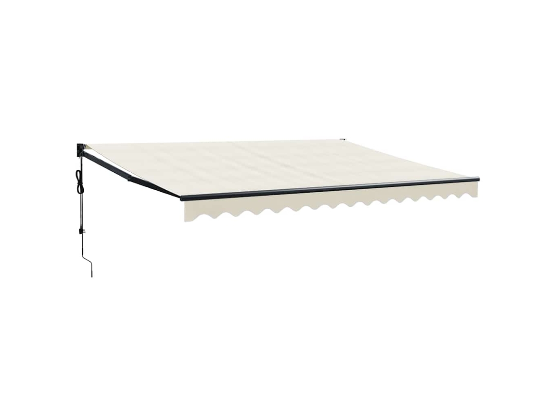 Toldo Retrátil Automático 4x3 M Cor Creme MAISON EXCLUSIVE