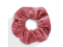 Cuchu Peluchoso Para Cabelo Em Minky Fluffy Delicado Fuchsia