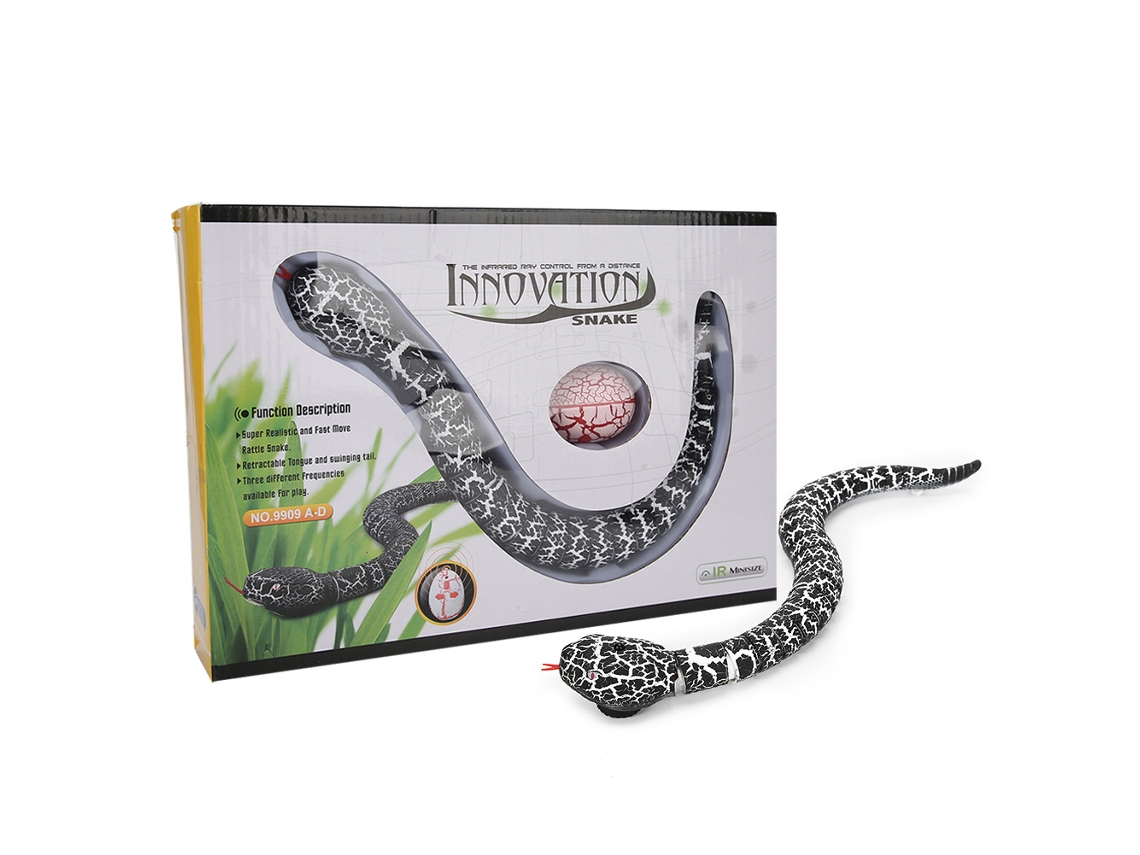 Primerox brinquedo de Cobra Enganosa Controle Remoto Elétrico Simulação Fake Snake para Crianças