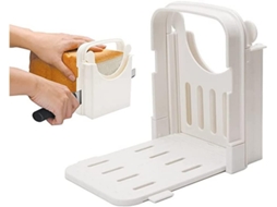 Cortador De Pão Para Caseiro, Ajustável E Dobrável