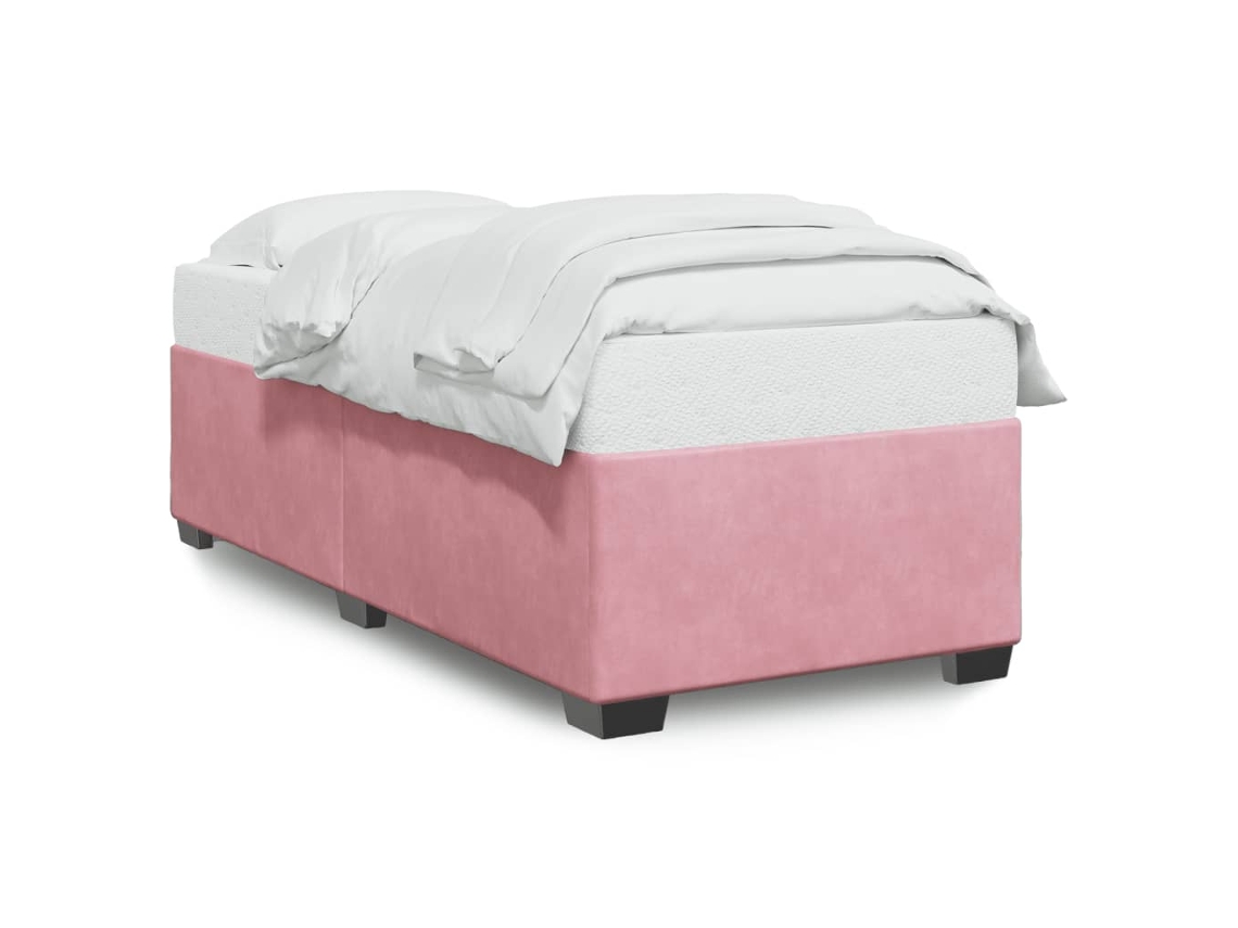 Bed Frame, Bed Frames Vidaxl Cor-de-rosa Veludo (80 X 200 Cm)