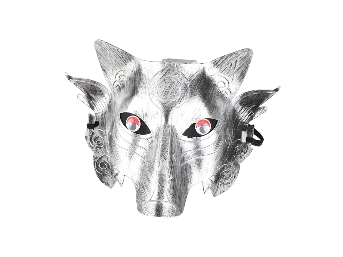 Mali máscara de Cabeça de Lobo Halloween Carnaval Cosplay Decoração Festa Máscara Facial Completa