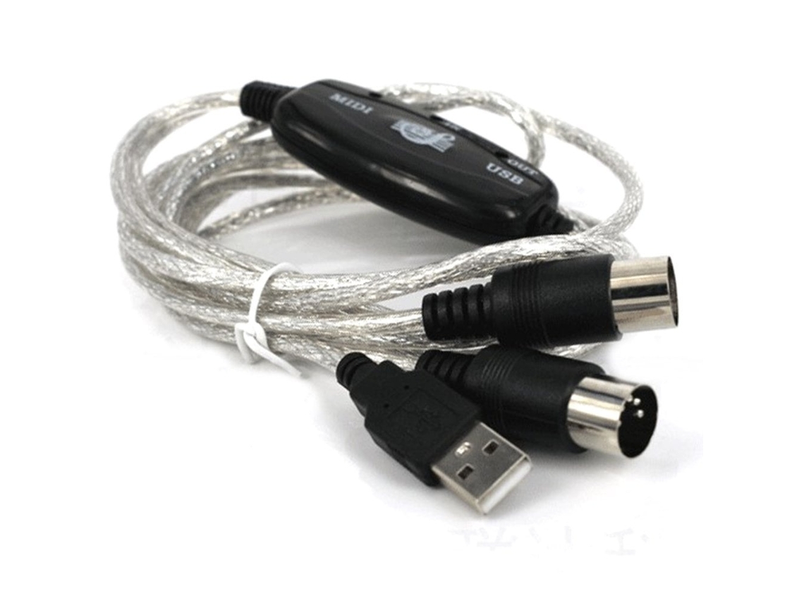 Lurelia Cabo USB Midi USB-C, Interface para iPhone e iPad, PC e Computador