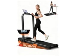 Esteira De Corrida Inclinação Ajustável, Velocidade De Até 10 Km/h, Estrutura Dobrável E Suporta Até 136 Kg.