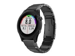 Garmin Forerunner 935 Pulseira De Aço Inoxidável 22 Mm Em Casco Tartaruga Preta.