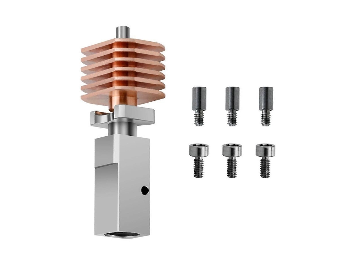 Hotend Para P1s X1 V3.0 Upgrade Hotend Para Liga De Bambu E Titânio Hotend Para Impressão Em Alta Temperatura Aquaforge