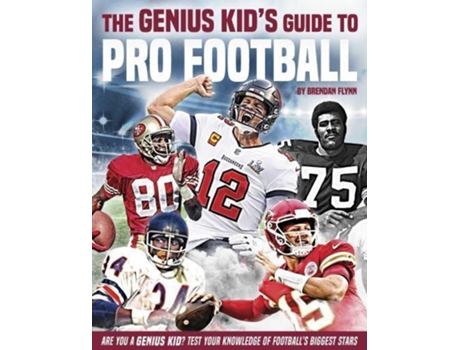 Livro genius kid's guide to pro football de brendan flynn (inglês)