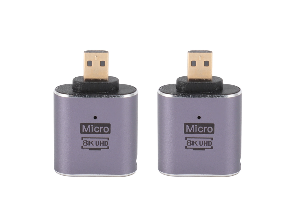 Adaptador Micro Hdmi Para Hdmi 2.1 8k 48gbps Universal Saída Hd Multimídia Interface