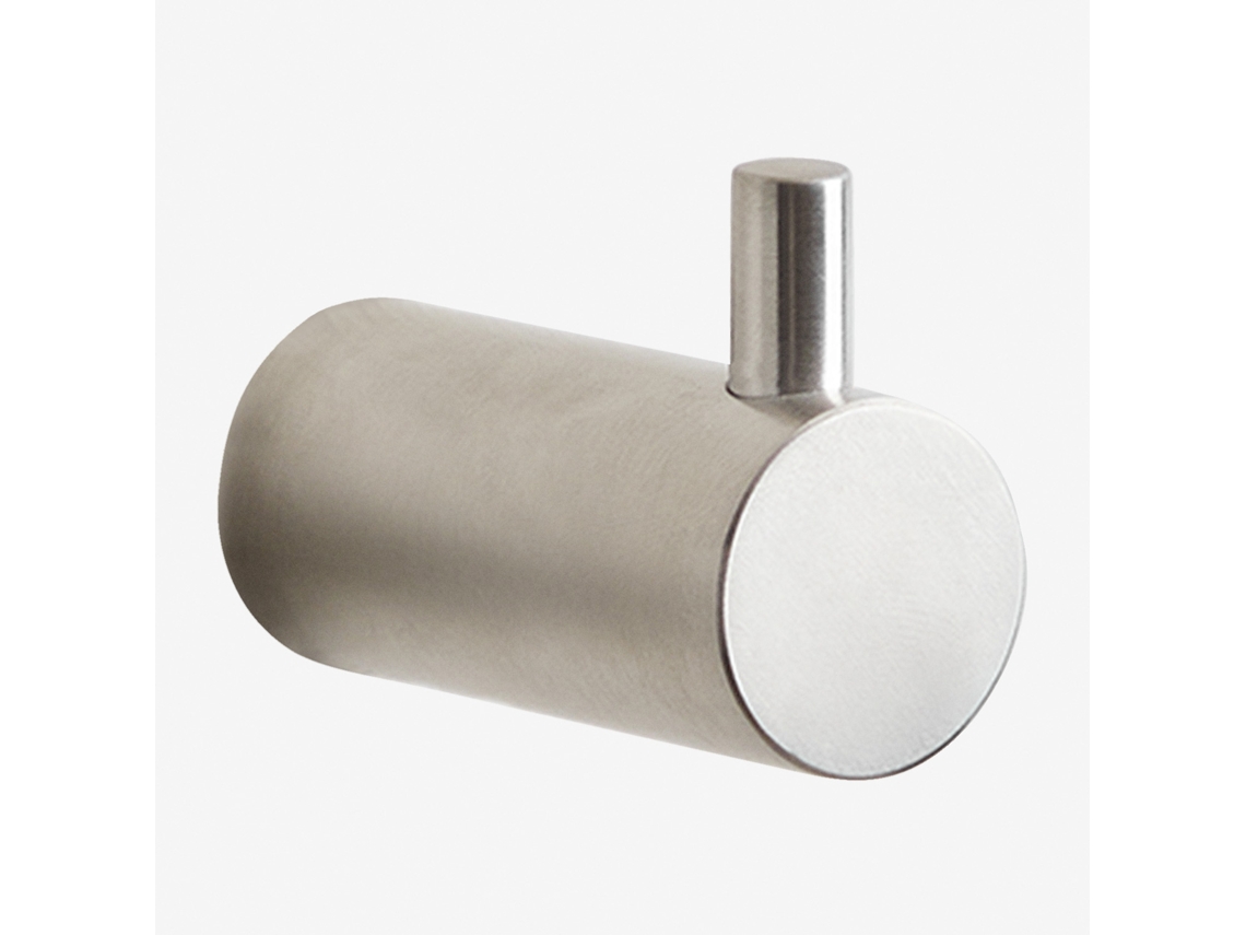 Sklum Cabide Para Banheiro Em Aço Inoxidável Devon Aço Inoxidável 304 Cinzento Escovado