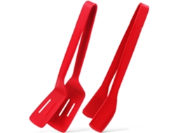 Conjunto De Espátulas E Pinças Silicone Para Churrasco, Utensílios De Cozinha Práticos Com Design Elegante E Confortável