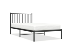 Bed Frame, Bed Frames Vidaxl Preto Aço (100 X 200 Cm)