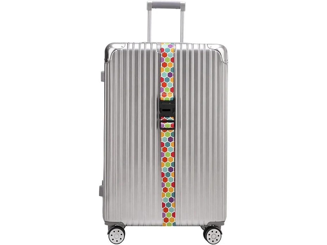 Conjunto De 4 Cintas Ajustáveis Para Bagagem, Cinto Organizador De Viagem, Cinta Para Mala, Fivela, Cinta De Amarração