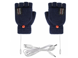 2026 guantes Eléctricos de Carga Usb para Invierno Con Calentamiento Doble Mitones de Media Y Entera Falange