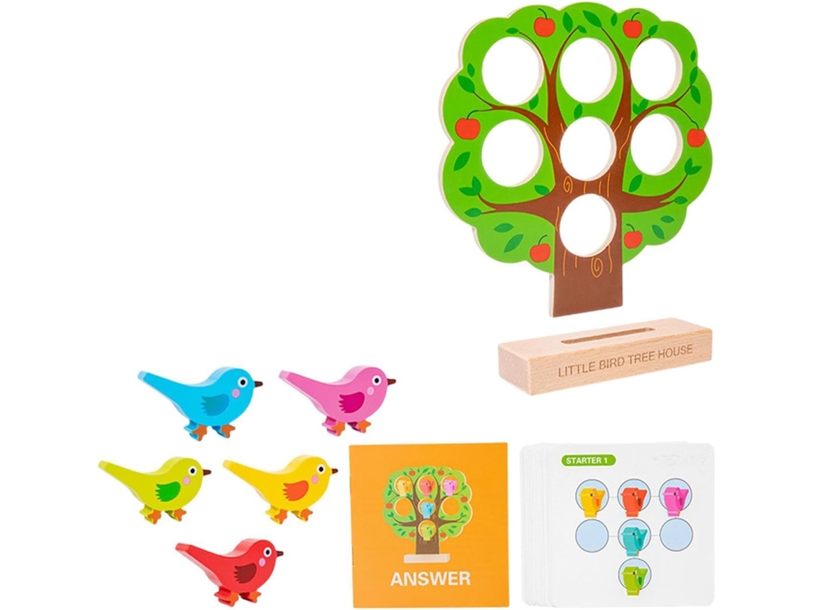 Brinquedo Educativo De Aprendizagem, Combinação Cores, Presente Stem,