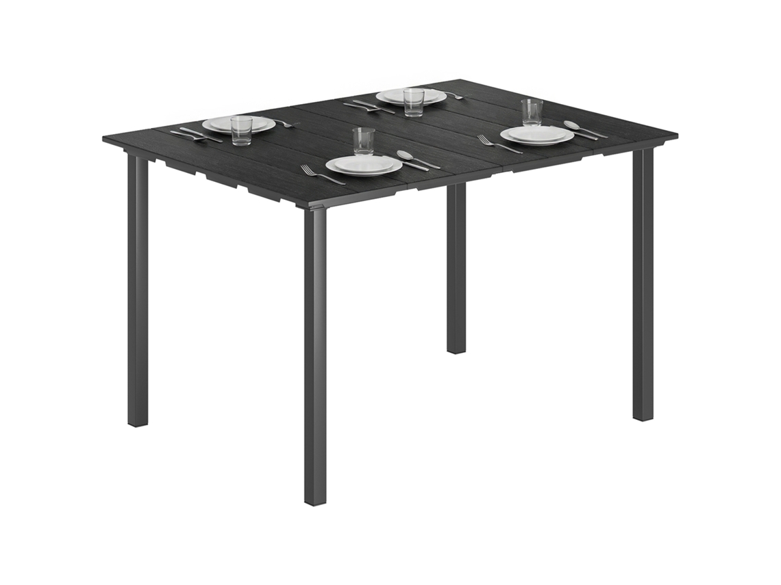 Conjunto de Jardim com 2 Cadeiras Lounge e Mesa com Almofadas PROFESIA BOYANG
