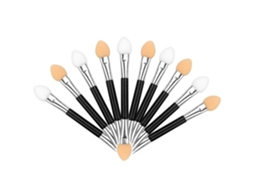 10pcs Aplicadores Desechables De Esponja Para Sombras De Ojos De Doble Extremidad