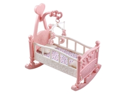 Varinha de berço Baby Carousel com acessórios rosa 25306