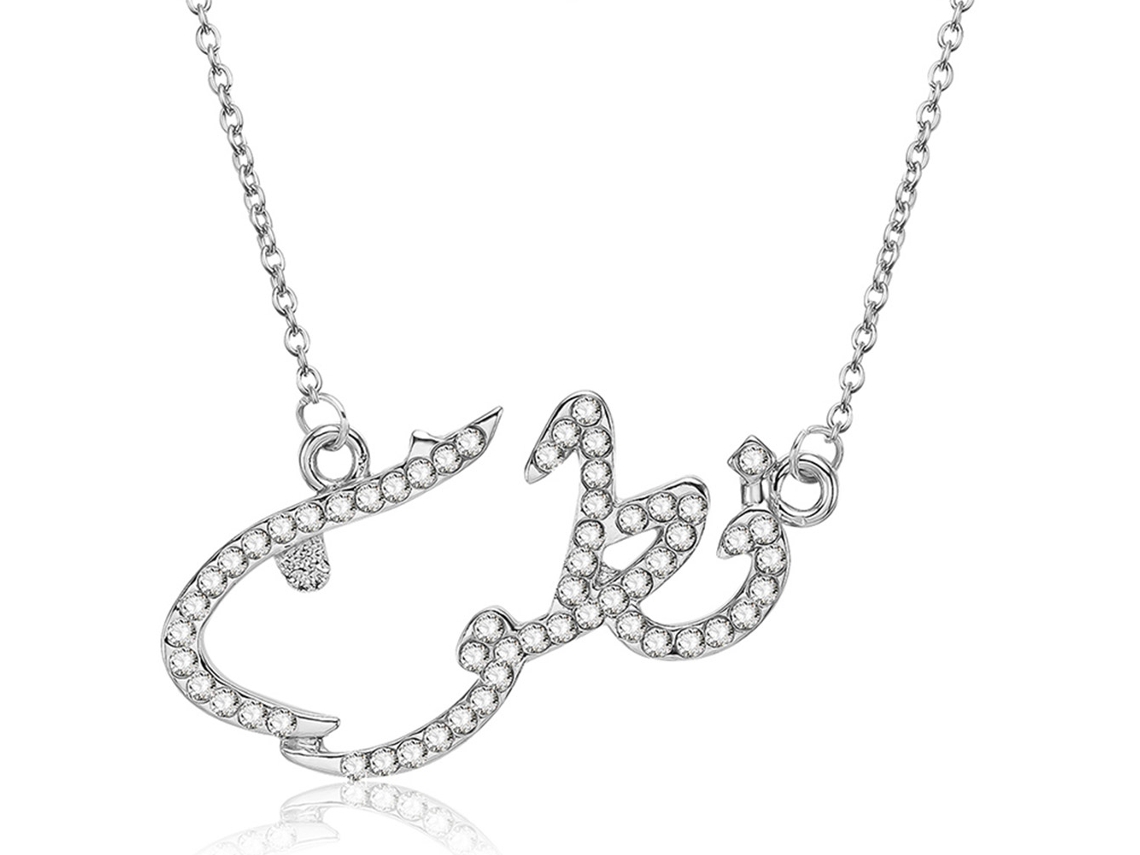 Colar De Clavícula Elegante Decorado Com Strass