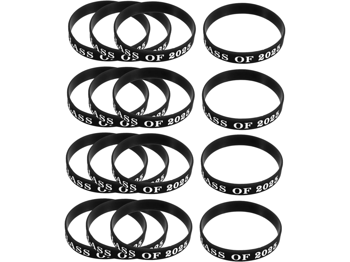 Jojofuny 24 Pulseiras Decorativas de Silicone para Formato, para Homens e Mulheres