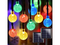 2-pack Luzes De Cadeia Solares Exteriores 100 Led 32ft, Ip65 Impermeável, 8 Modos