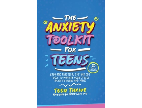 Livro The Anxiety Toolkit for Teens de Teen Thrive (Inglês)