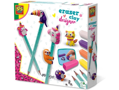 Jogo Criativo IZIPLAY Kit de Personalização e criação de borrachas  (Idade Minima: 5 anos)