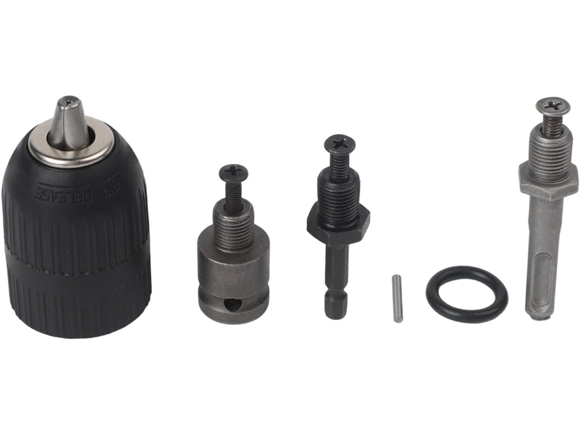 Conjunto De Mandril Sem Chave 5 Em 1, Capacidade 2 A 13 Mm, Rosca Unf