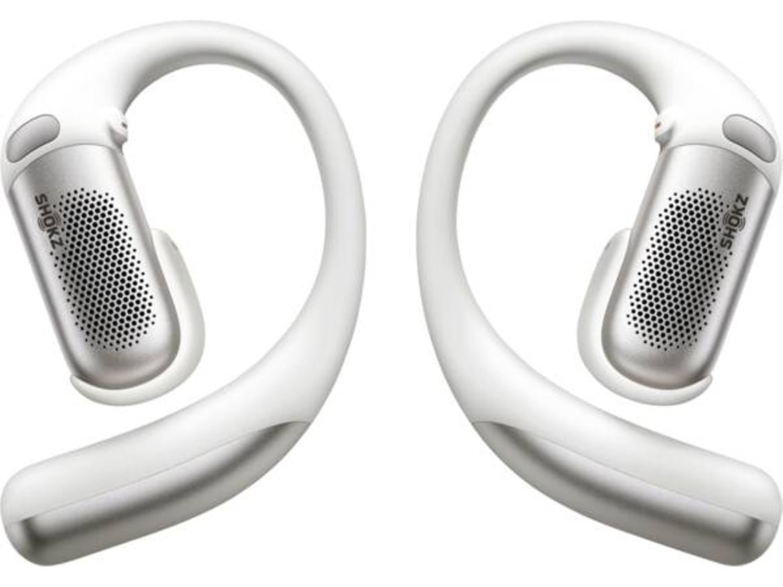 Auriculares Bluetooth True Wireless SHOKZ OpenFit Pro (Ear Hook/Open Ear - Microfone - Branco)