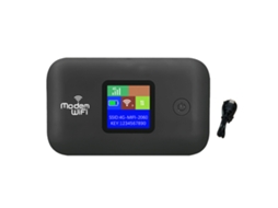 Roteador móvel portátil 4G LTE de 300 Mbps para viagens, compatível com até 10 dispositivos com slot para cartão SIM S/MARCA