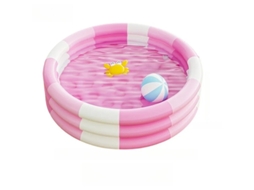 Piscina Inflável Infantil SPQMENT (rosa 100x26cm)