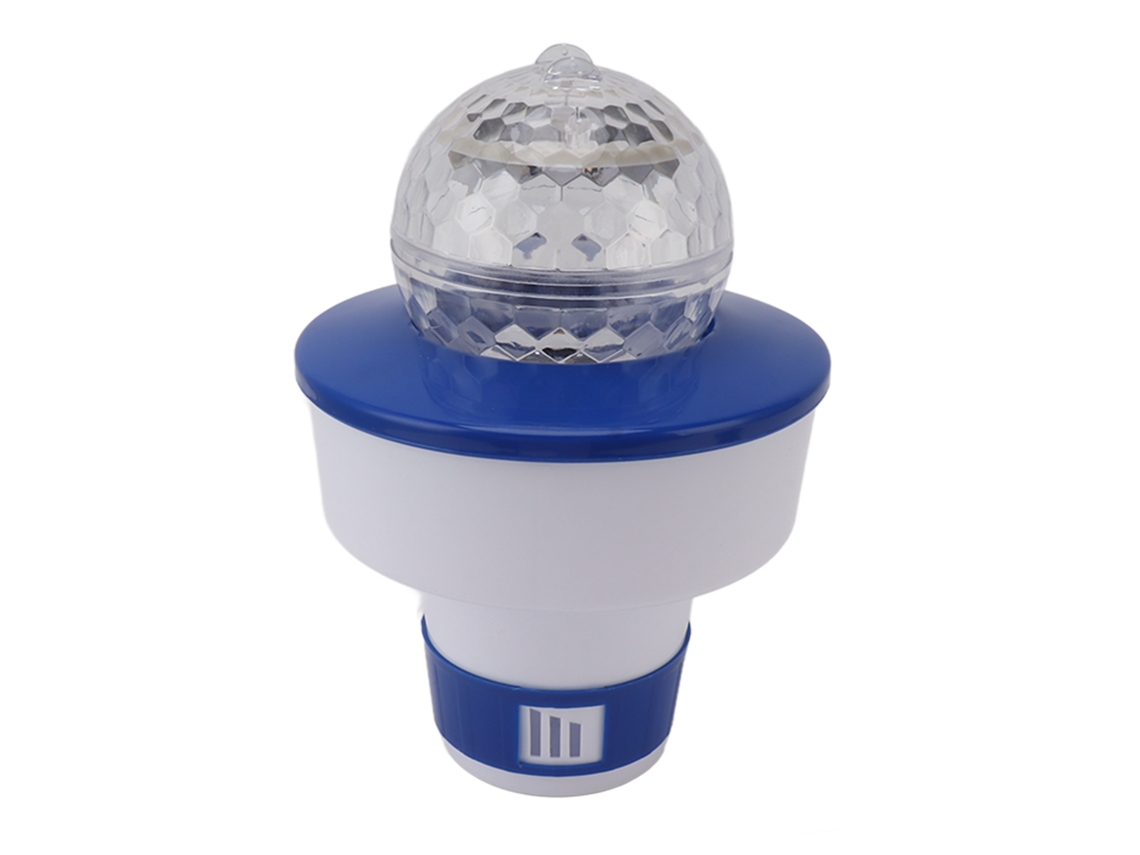 Dispenser Cloro Flutuante Iluminado 11cm Piscinas Spas