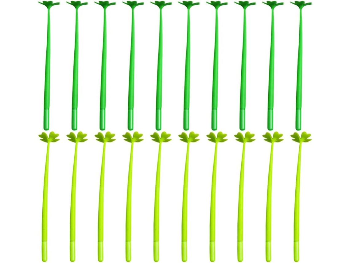 Caneta Em Gel Sewacc, Pacote Com 20 Unidades, Design De Flor Quatro
