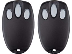 Pacote com 2 controles remotos para portas de garagem Chamberlain Liftmaster BRILVIBERA