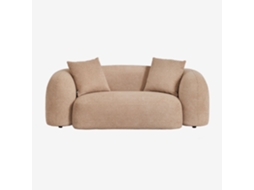 Sklum Sofá Coco 2 Lugares Em Chenille Poliéster                       Chenille Espesso Latte Marrom