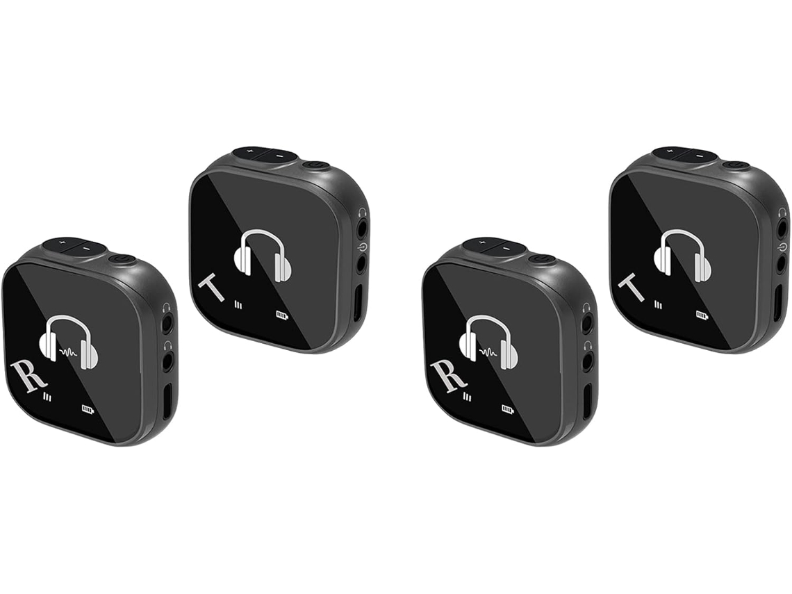 Sistema de Monitoramento Intra auricular 2x Sem 5.8g, Fones de Ouvido SFUSHOS