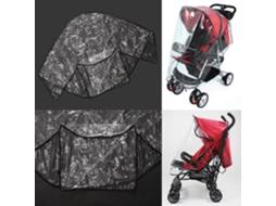 Capa Universal para Carrinho de Bebê, Feita de Plástico Impermeável para Proteger as Crianças AQUAFORGE
