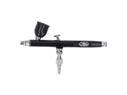 Kit de aerógrafo de 6cc para pintura de modelos, reparo de móveis e confeitaria, diâmetro de 0,3mm