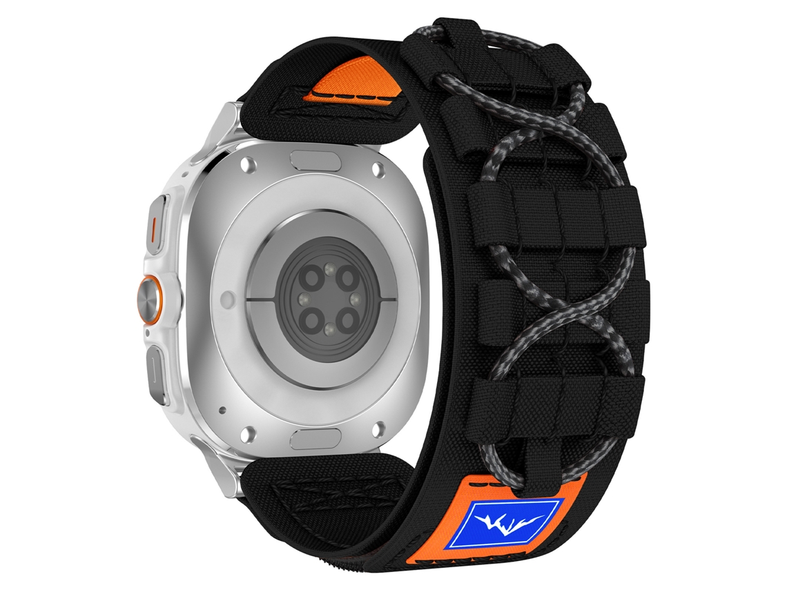 Bracelete para Samsung Galaxy Watch Ultra 47mm Preto Prateado XIAOMOYU