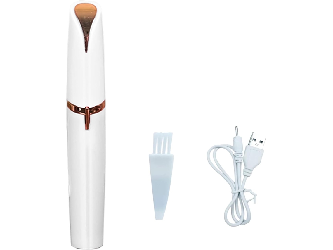 Aparador Elétrico Facial para Sobrancelhas Recarregável Via Usb Portátil Feminino AQUAFORGE