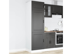Vidaxl Armário De Cozinha Porto Derivados De Madeira Preto