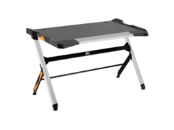 Mesa Gamer Preta Grande Led Rgb Nanors Rs150 50kg Max, Altura 780mm Nano Rs