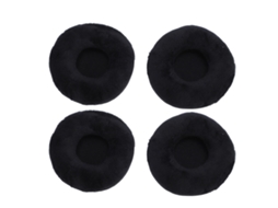 Aetheria 4pcs Almofadas Substitutivas de Veludo e Espuma para Fones Ath s200bt Sj33 Esw9 Es10 Es Series Preto