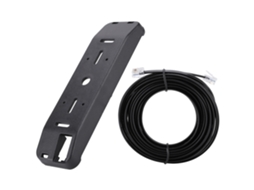 Aetheria painel Preto com Cabo de Extensão Separado para Rádio Walkie Talkie Yaesu Ft 7800 Ft 7900