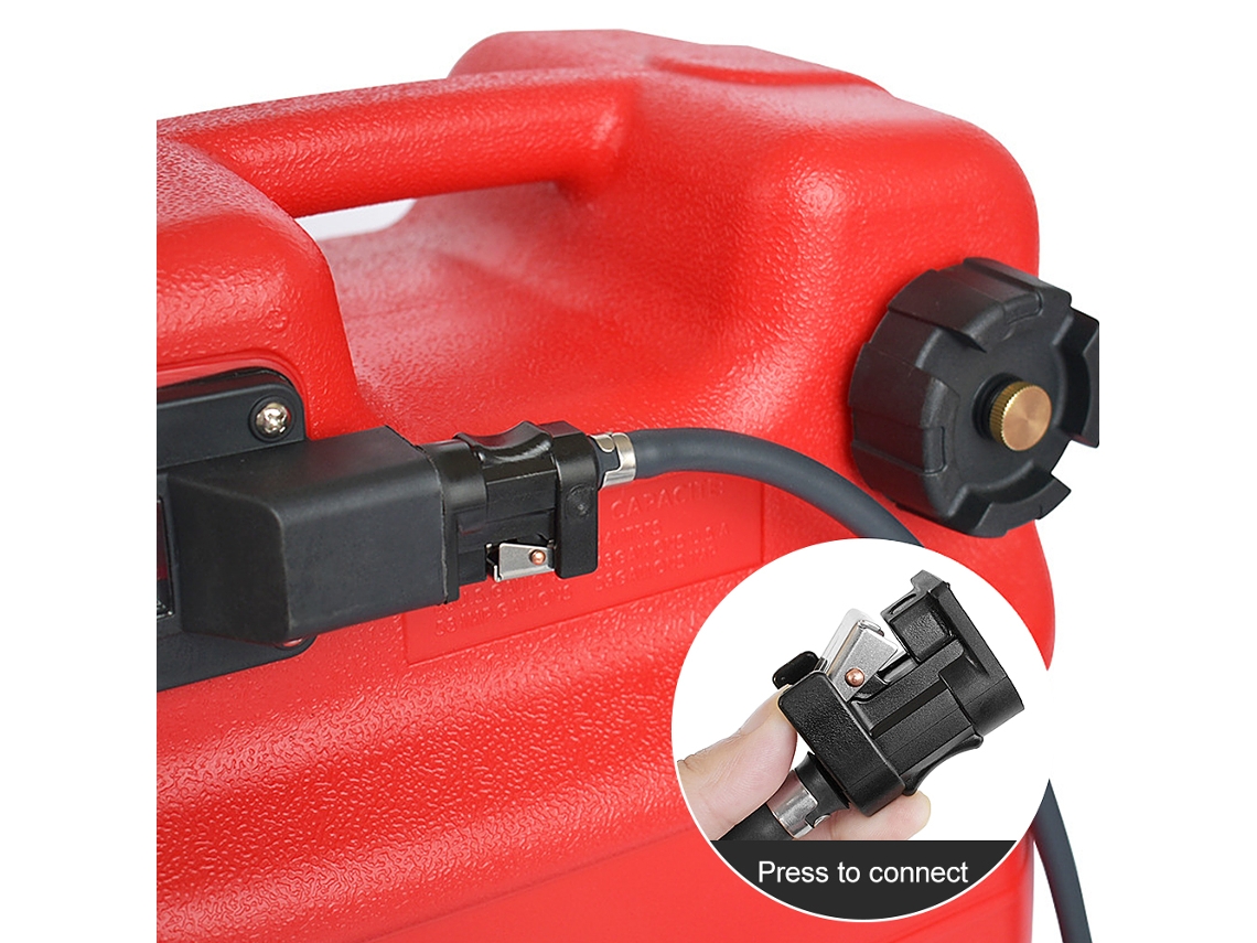 Business linha de combustível para barco com bomba manual 300cm conectores compatível com motores externos até 85hp