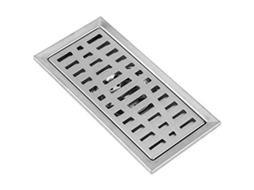 Rejilla De Desagüe De Acero Inoxidable Rectangular Para Cocina 20x10x7cm Pmn