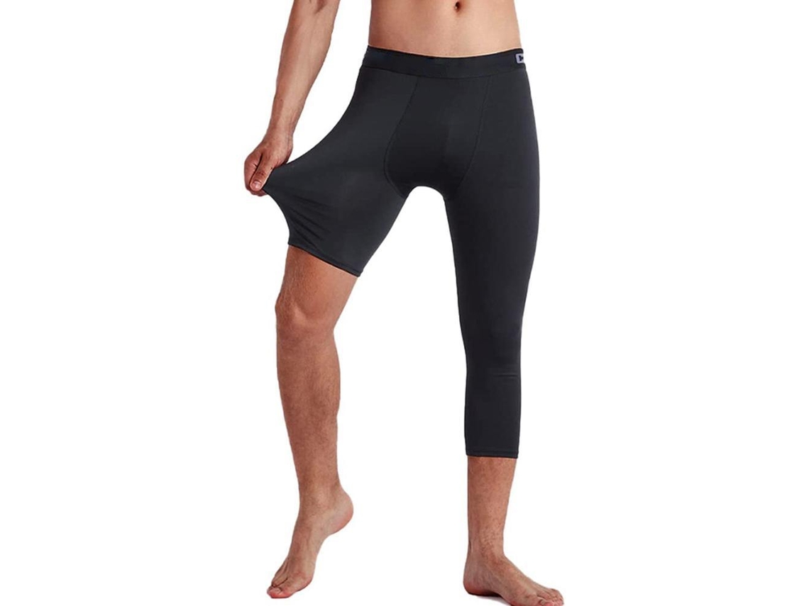 Calcinha De Compressão De Uma Perna Para Homem Quick Secca Legging Atlética Para Academia Esportivo Training