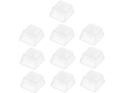 Conjunto De 10 Teclas Transparentes Para Teclado De Computador, Capas Protetoras Para Teclas De Escritório. Conjunto De 10 Teclas Trans Gokoco